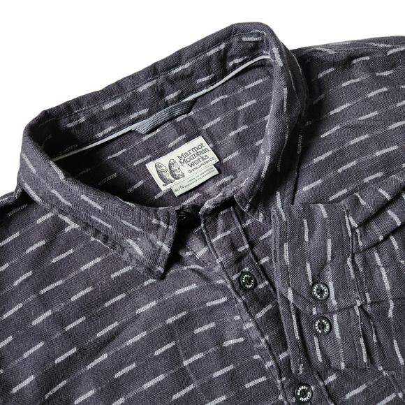 MARMOT MOUNTAIN WORKS Midweight Flannel gray size XL - Picture 4 of 13